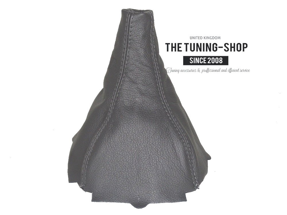 For Mitsubishi Colt Lancer Mirage 1997-2003 Shift Boot Grey Genuine Leather