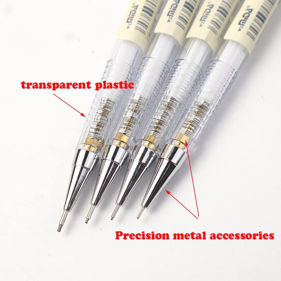 Ołówki Ołówki mechaniczne Wkłady HB 0,3/0,5/0,7/0,9 mm Zestaw ołówków automatycznych Rysunek Szkic Biuro Szkolne (1 pudełko) (1 pudełko)