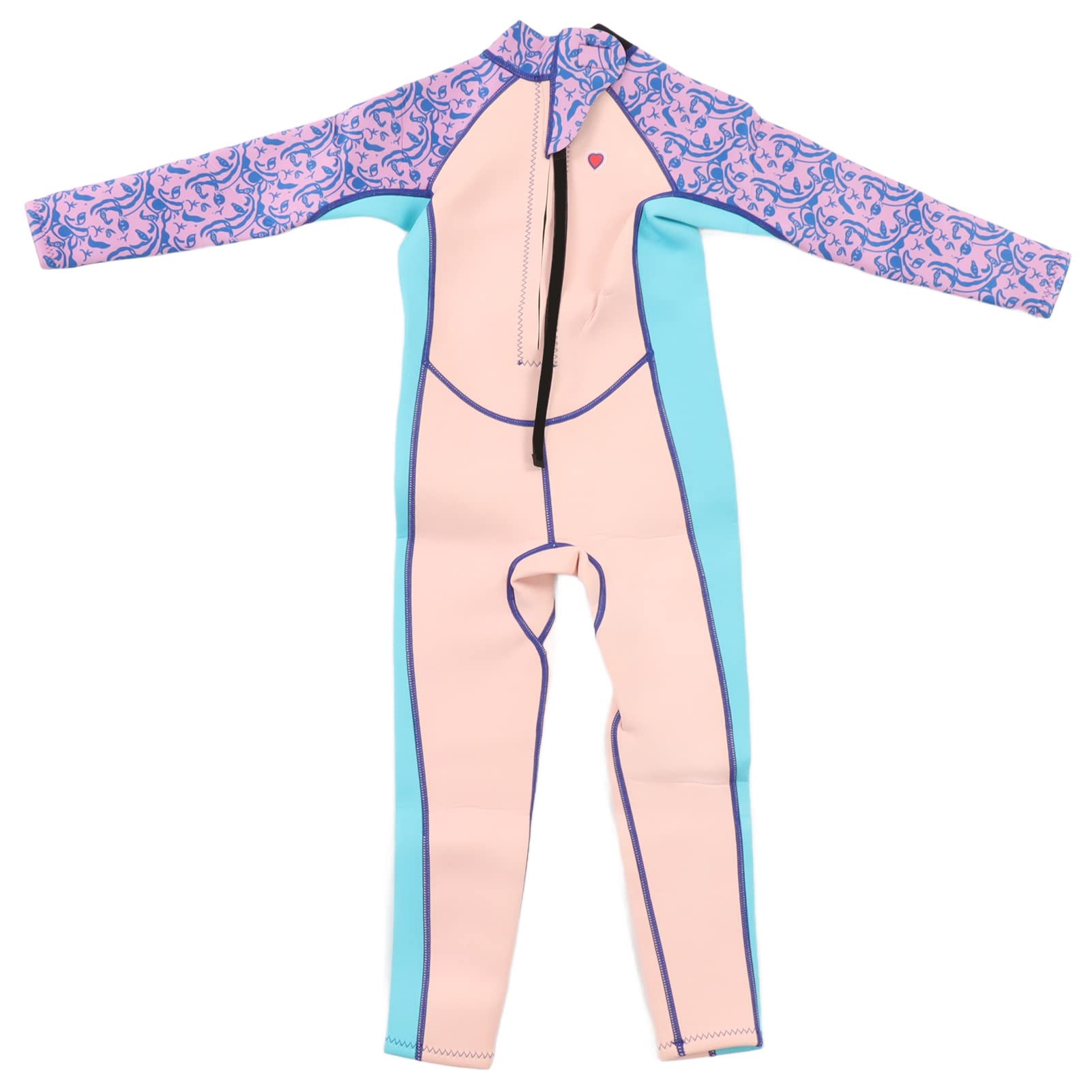 EMUKOEP Combinaison de Plongée en Néoprène pour Enfants, 2.5mm, Protection Solaire, Manches Longues, pour Le Surf