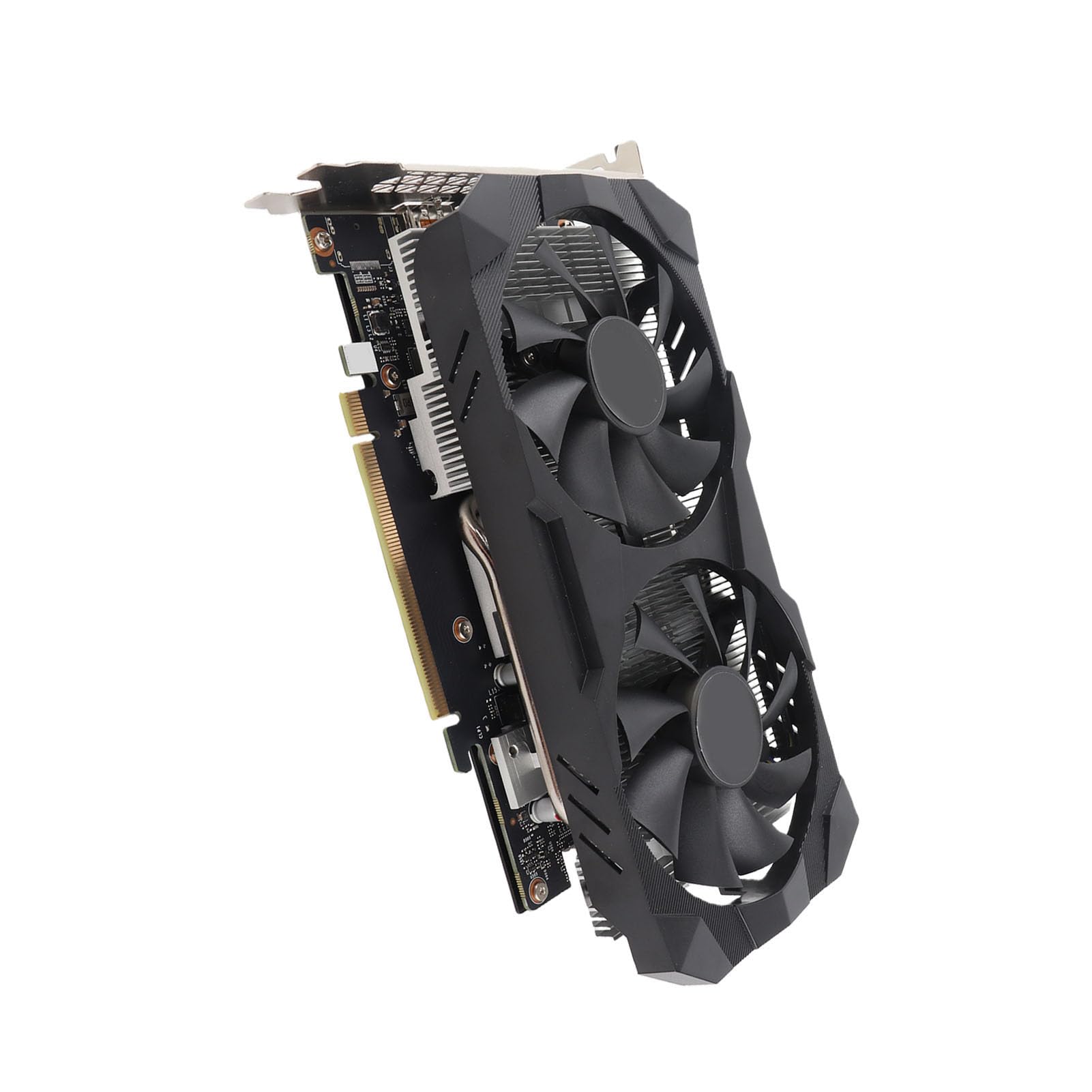 Jectse Karta Graficzna 6 GB GDDR6 192-bitowa Karta Graficzna do Gier z Podwójnymi Wentylatorami Chłodzącymi, Komputera Stancjonarnego do Gier 1080p 2K AAA