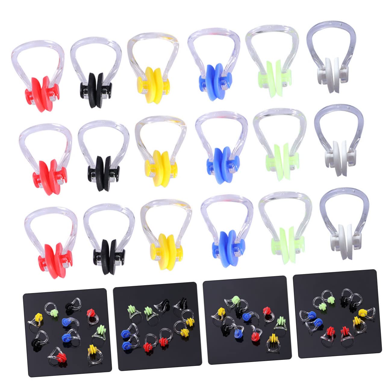 TOYANDONA Pinzas para Nariz De Natación De Y Impermeables Y Reutilizables Protección para Nadadores para Actividades Acuáticas