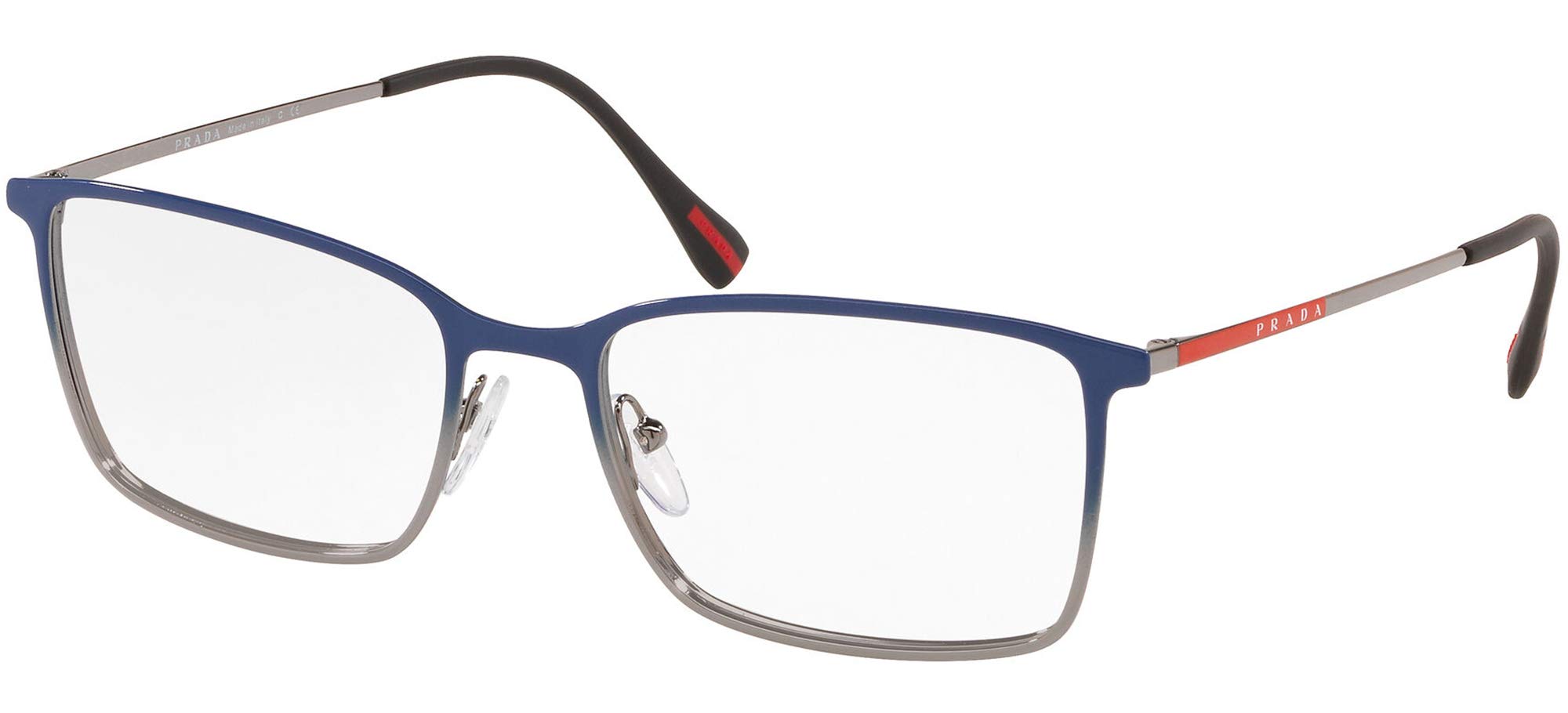 PradaEyeglasses Prada Linea Rossa PS 51 LV 5801O1 Top Blue Gradient/Gunmetal