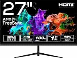 Amazon.co.jp: 27インチ モニター 液晶モニター IPSパネル 100Hz