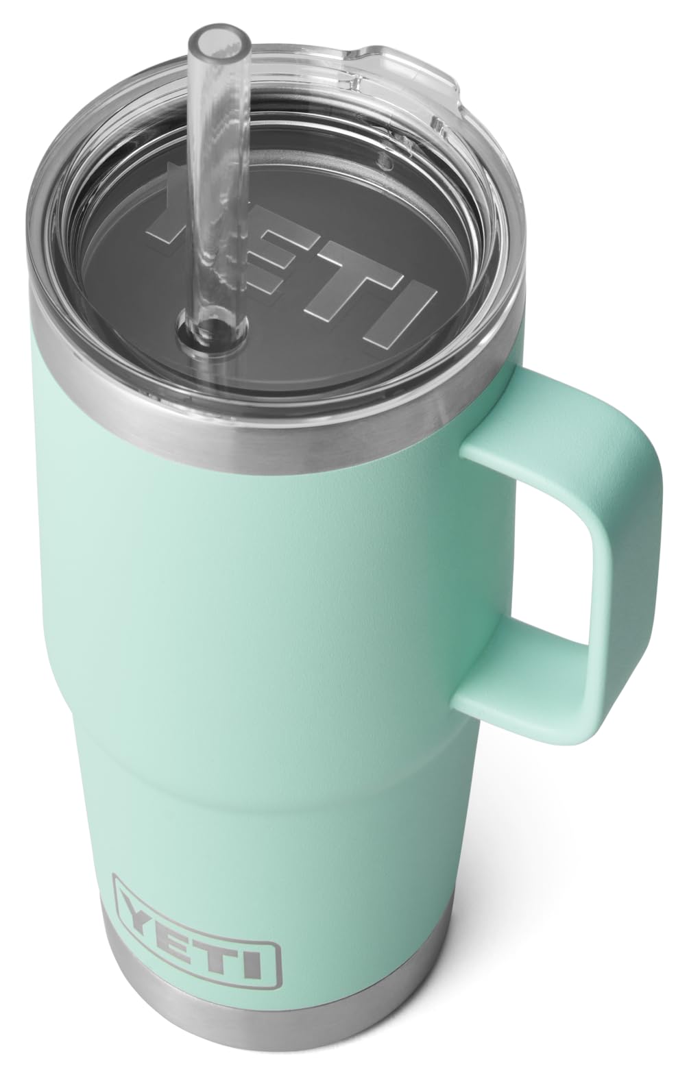 YETI Rambler Trinkbecher Mit Trinkhalmdeckel, Seafoam, 25 oz (739 ml)