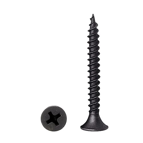 Miniatura 12 de Tornillos de chapa metálica #6 x 5/8'', tornillos de madera, tornillo de cabeza plana Phillips, tornillos de gabinete de acero al carbono, tornillo