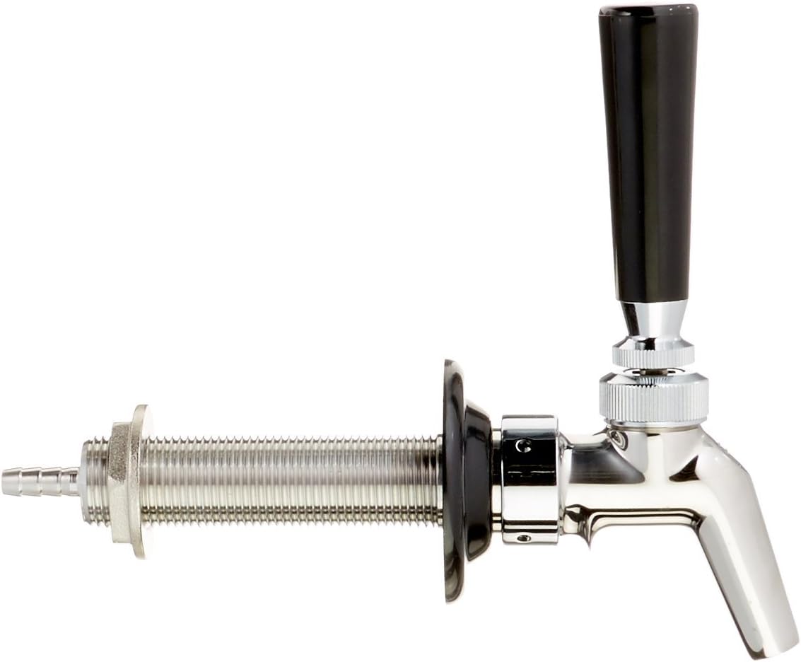 Perlick 630SS Stainless Beer Faucet Chrome Shank Combo Kit w/Knob by Beverage Factory