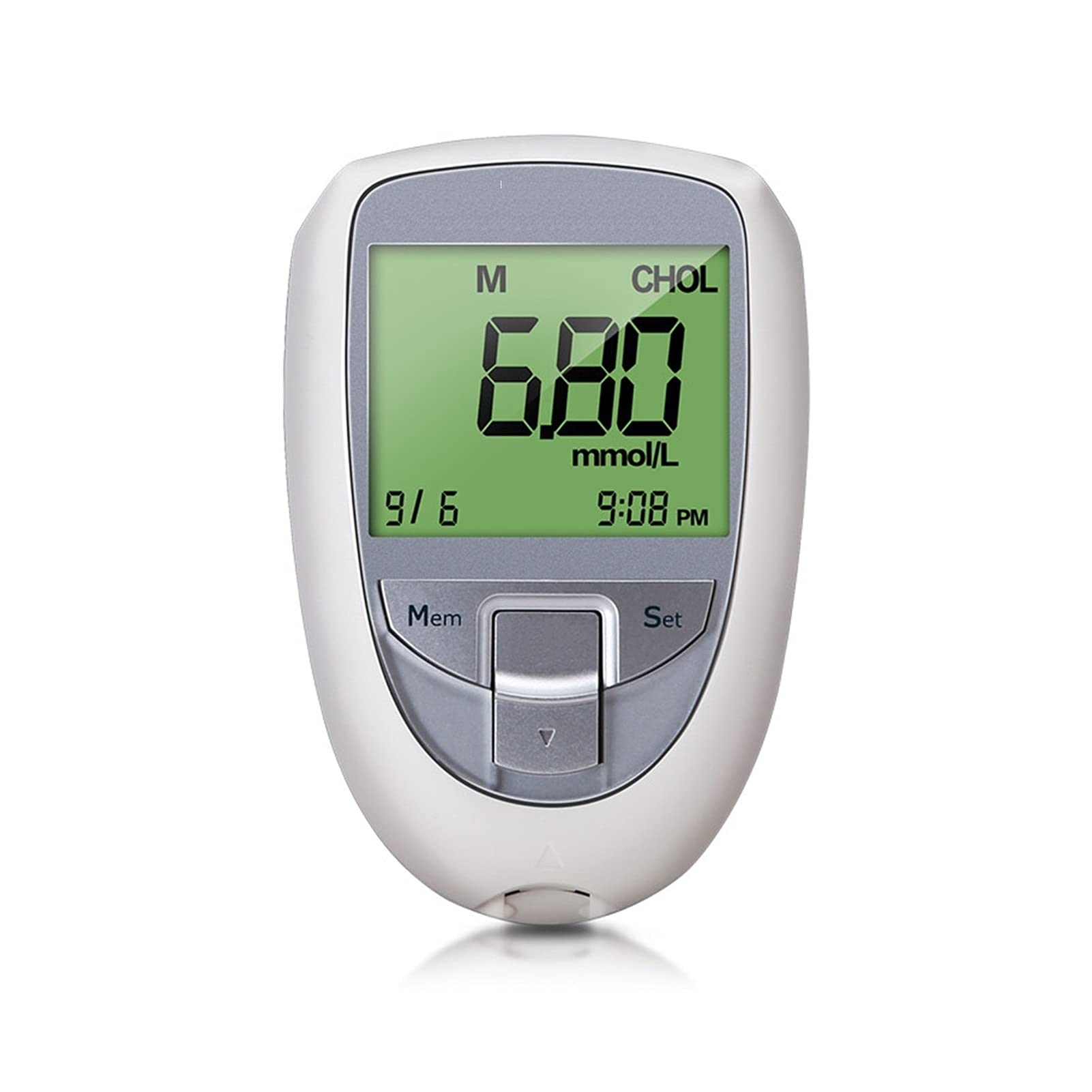 WJYLM Blood Glucose Meter, 3in1 Multifunctional Uric Acid Diabetes Cholesterol Tester Test Paper and