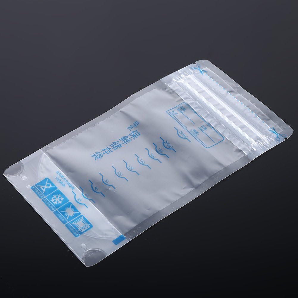 Fydun 30Pcs Breast Milk, Breastmilk Containers Bags Seal Bag Pre Sterilised 30Pcs 250ml Storage Freezer Container with Accurate Measurements Leak Proof Sealing Leakproof Hot - Image 1 of 9