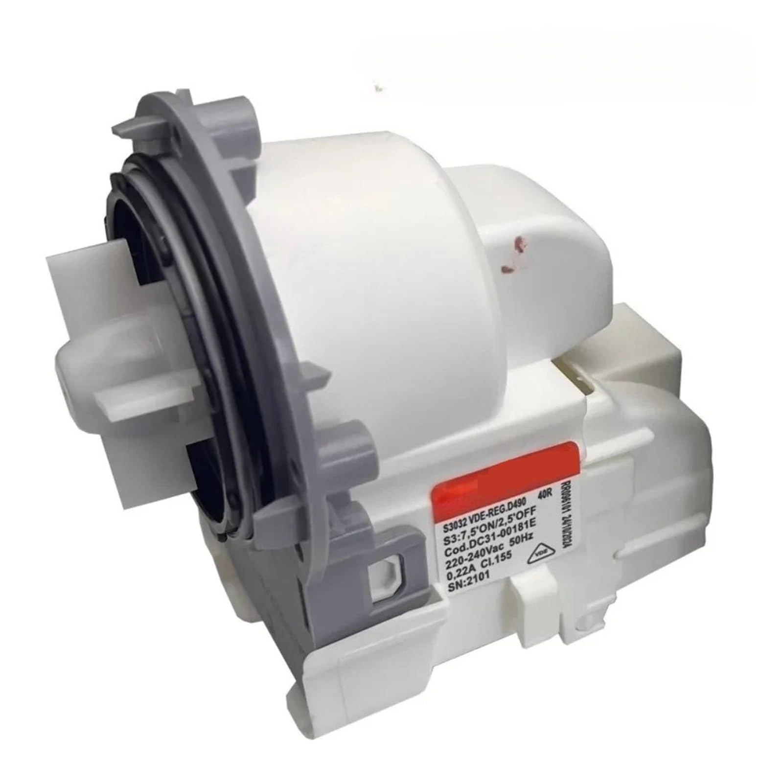 Drain Pump Motor, Compatible for Samsung，Washing Machine Washer Drainage Replacement Parts S3032 DC31-00181E 220-240V 50Hz