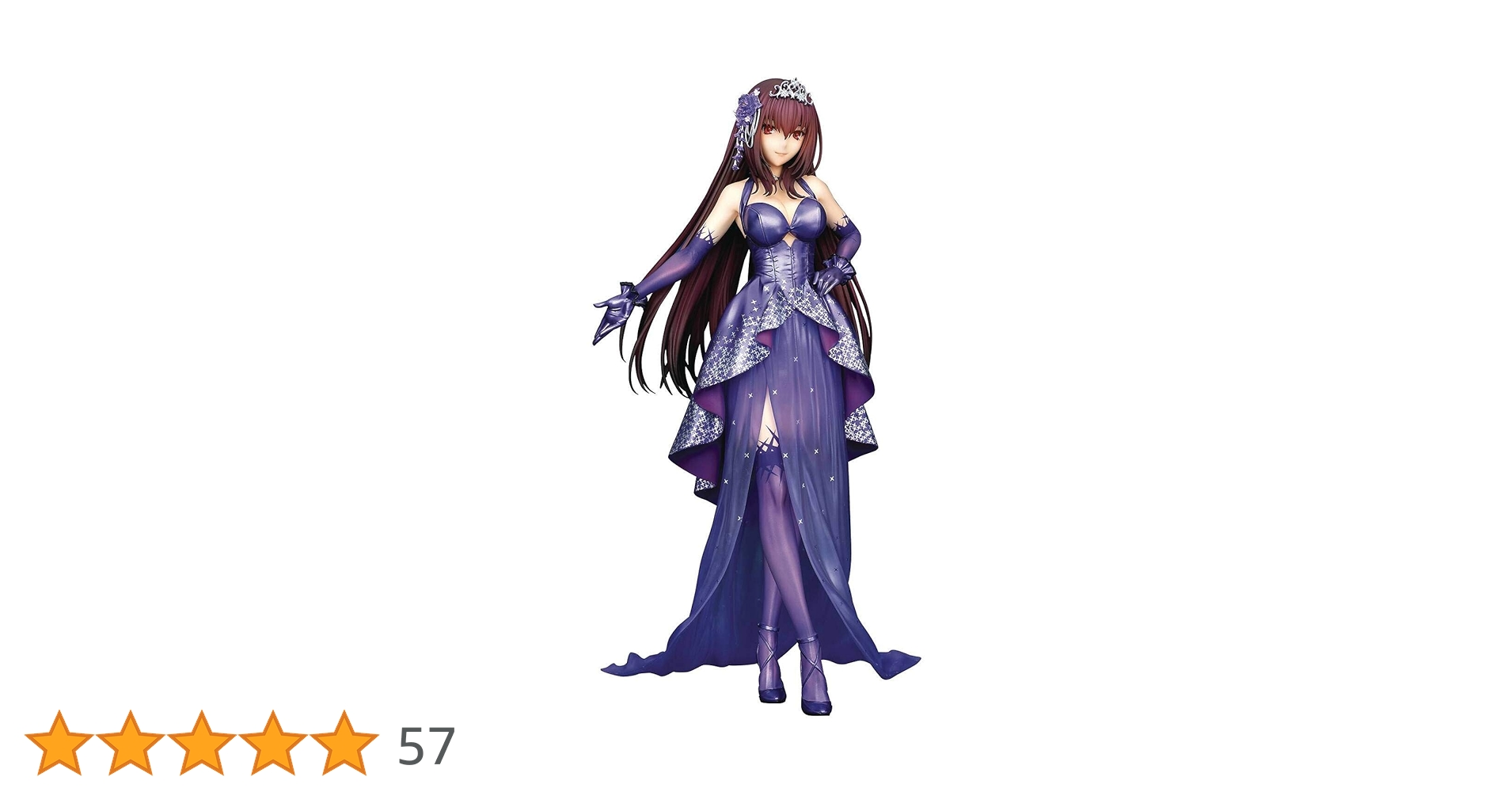 キューズQ スカサハ 英霊正装 1/7 開封品 フィギュア 透けるようなドレス生地も完全再現。「FGO」より「スカサハ」が