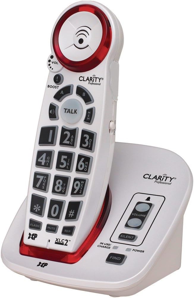 Clarity Dect 6 Amplified Cordless Big Button Speakerphone with Talking Caller Id Clarity-xlc2