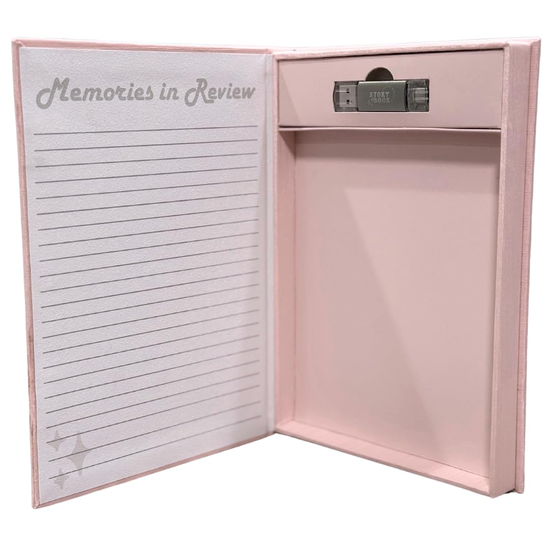 Baby’s First Year Keepsake Album: Physical and Digital Storage for Milestone Moments, Baby Memories, First Photos – Memory Box, Scrapbook, Photo Album