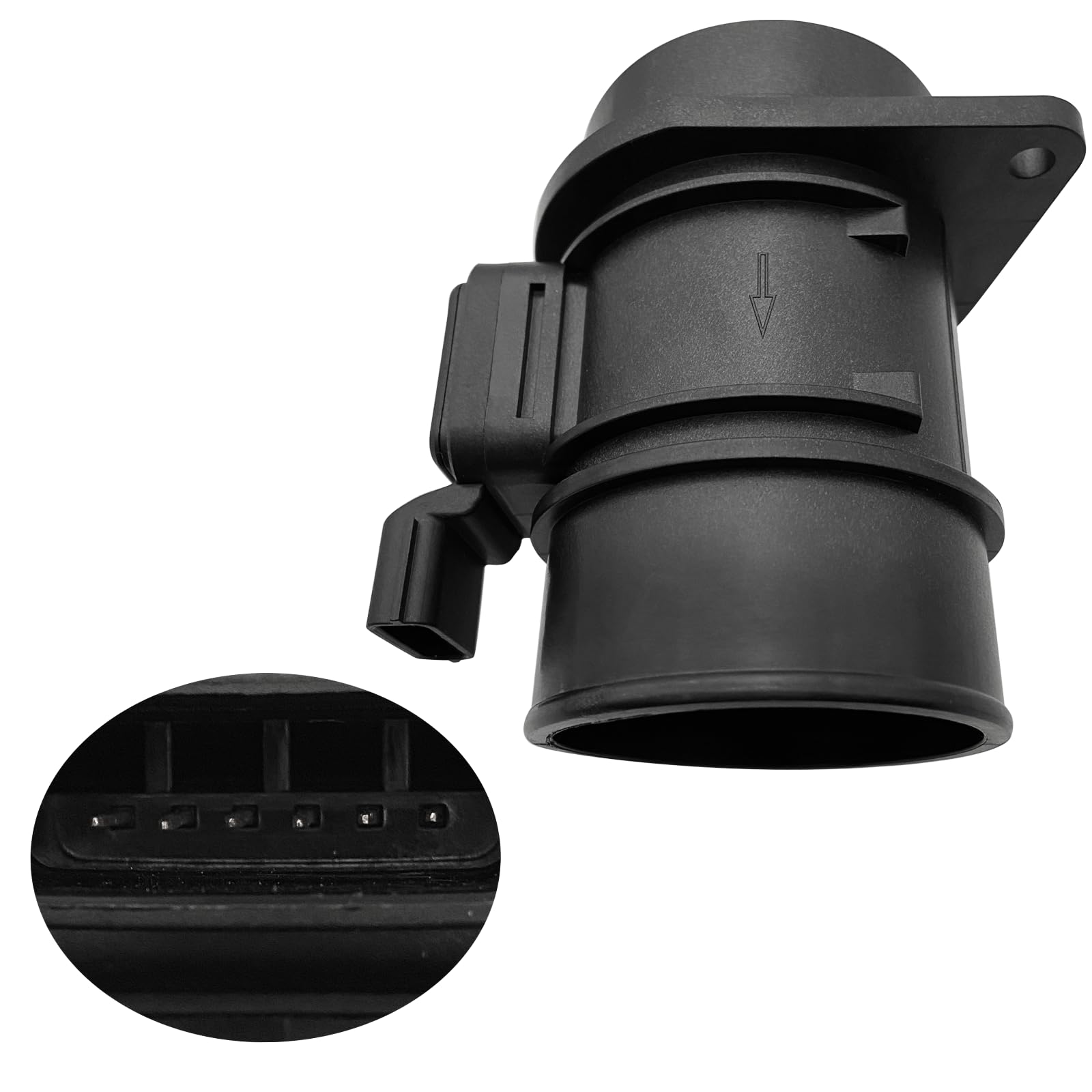 5WK97008Z Debimetre Masses Air MAF Capteur pour Master II Megane II Trafic Scénic 2 Kangoo Movano A Vivaro A Capteur Débitmètre d'air Massique 5WK97008