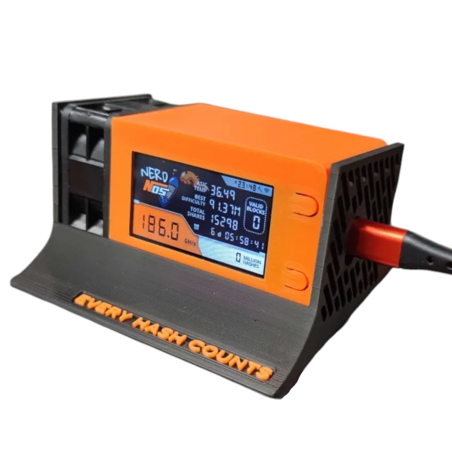 Nerdminer NerdNOS Max Bitcoin Solo Lottery Miner – USB