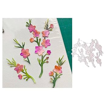 【オーダー用】ミニチュア版くす玉 カッティングダイ ダイ Amazon | 梅の花 金属ダイカット、カード作成クリアランス用の