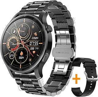SPeesy Smart Watch,1.3 Full Touch Screen Sports Smartwatch IP67 Waterproof Wacth for Men,Fitness Smart Watches with 24/7 Heart Rate Blood Oxygen Sleep Monitor for Android and iOS,D