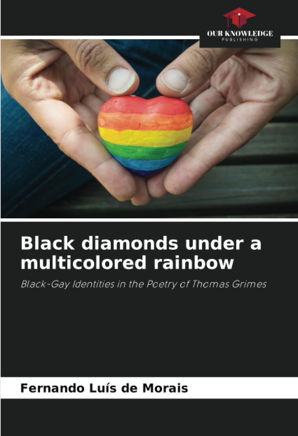 Black diamonds under a multicolored rainbow