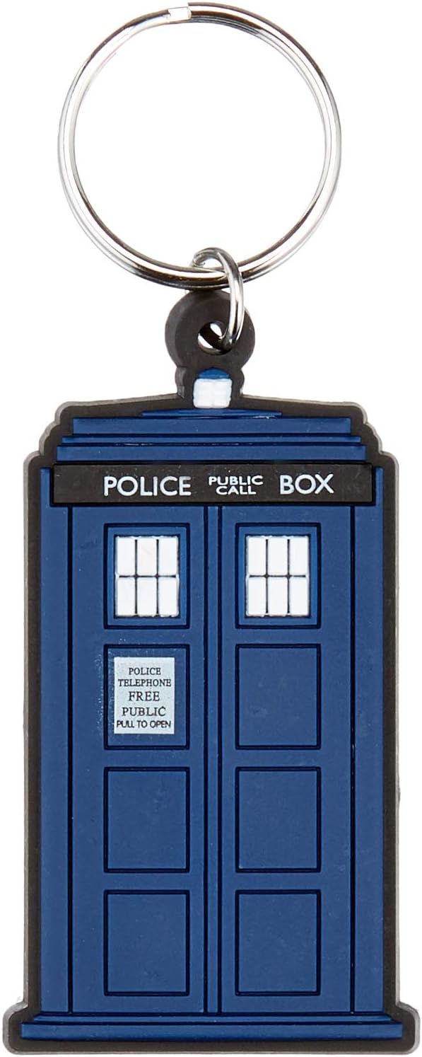 Doctor Who TARDIS Rubber Keyring
