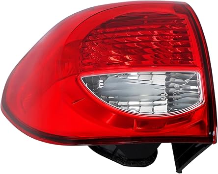 Tail Light Assembly Left Side Replacement for S-equoia 2008-2017 Outer LH Tail Lamp 815600C080