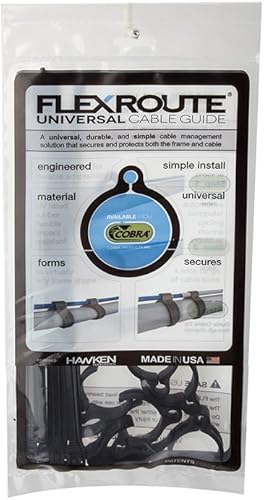 Miniatura 3 de Cobra 1005 Flexroute de 0.157-0.252 in con lazos de 6 pies y 11 pulgadas50 libras (paquete de 4)