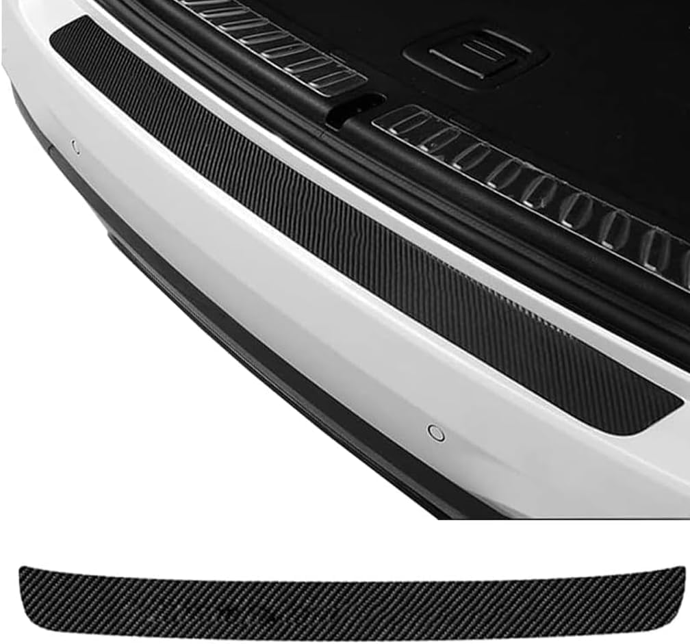 Car Rear Bumper Protector for Lexus IS 300 2016-2025, Carbon Fiber Trunk Door Sill Edge Anti-Scratch Strip Car Rear Bumper Plate Sticker