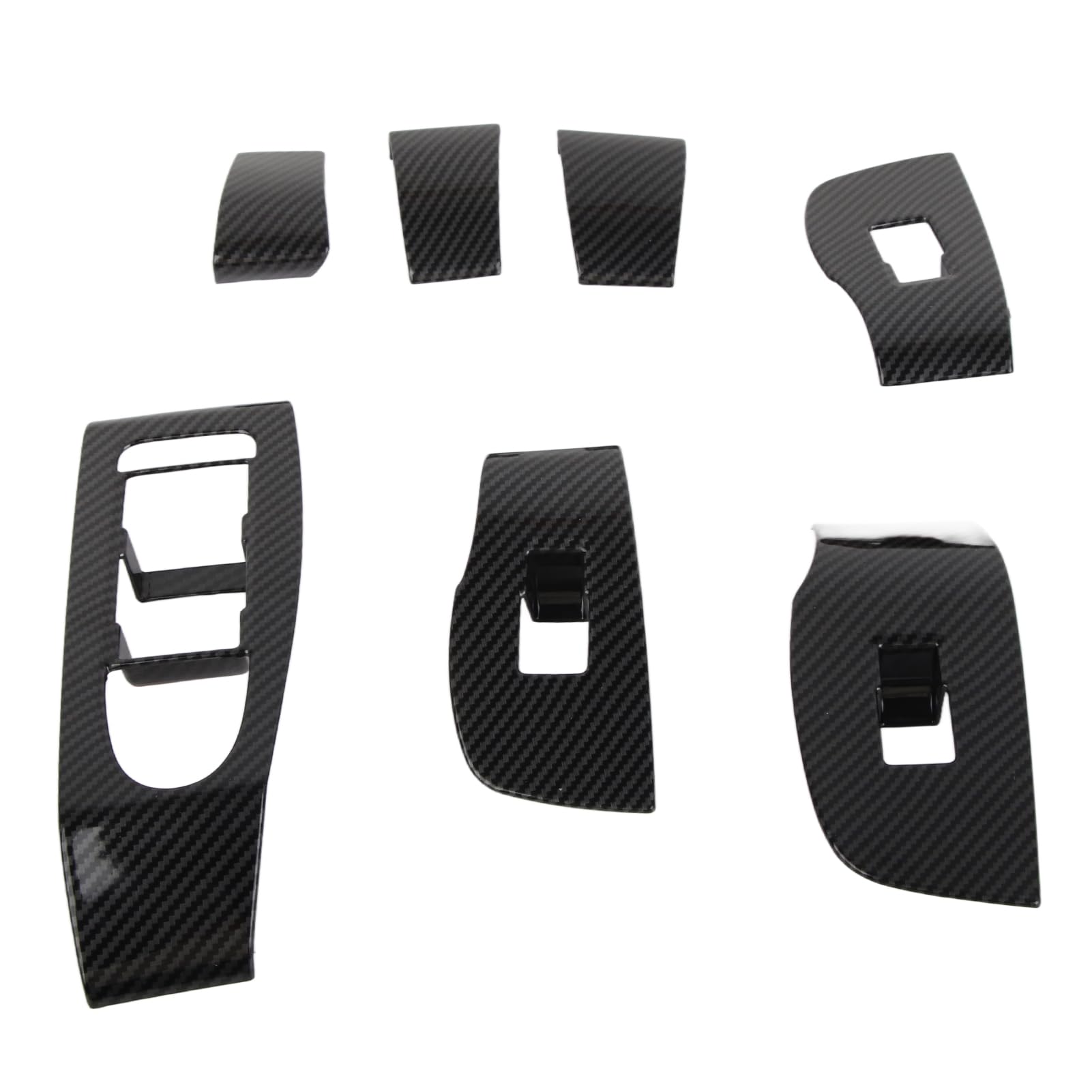 Fensterheber Schalterblende 4 Stück, Carbon Optik, für 3 Schrägheck Limousine CX30, Innenraum Dekor Ersatz