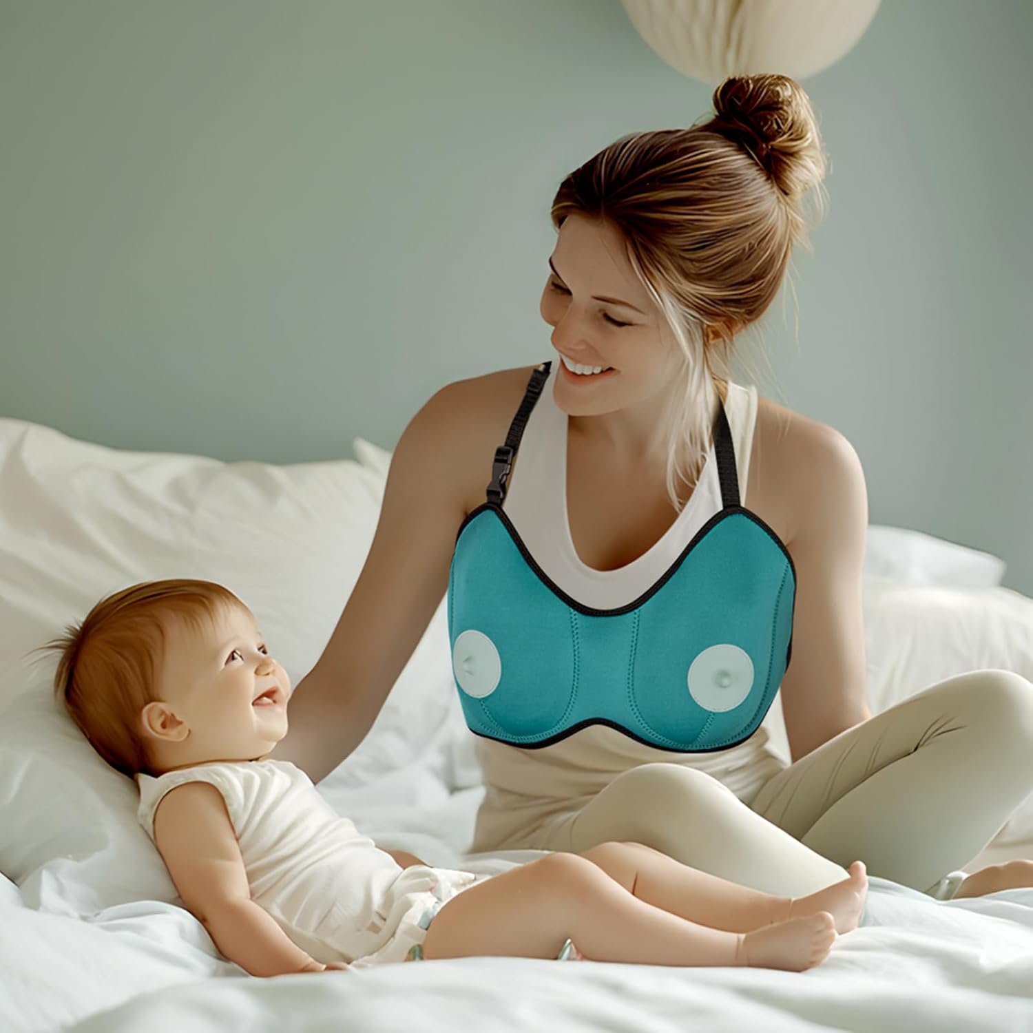 Breastfeeding Simulator with Water Filling System, Lactation Training Kit for Breastfeeding Techniques, Manual Milk Expression, and Nursing Education, Lactating Teaching