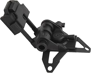 Night Vision Helmet Mount Foldable Adjustable Simple Wide Compatibility Nylon NVG Mount for PVS15 PVS18 GPNVG18 (Black) - Jauarta
