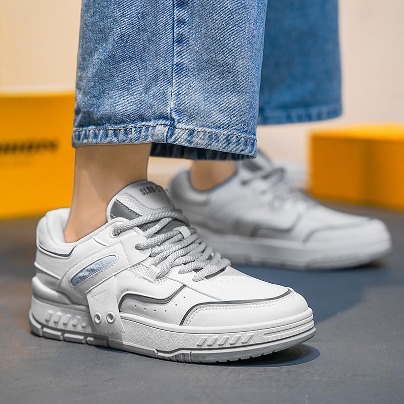 Men's Casual Shoe, Classic Lace-Up Low Top Loafer, Fashion Sneaker - in Medium Wide Width Sizes Men's Fashion Sneakers4