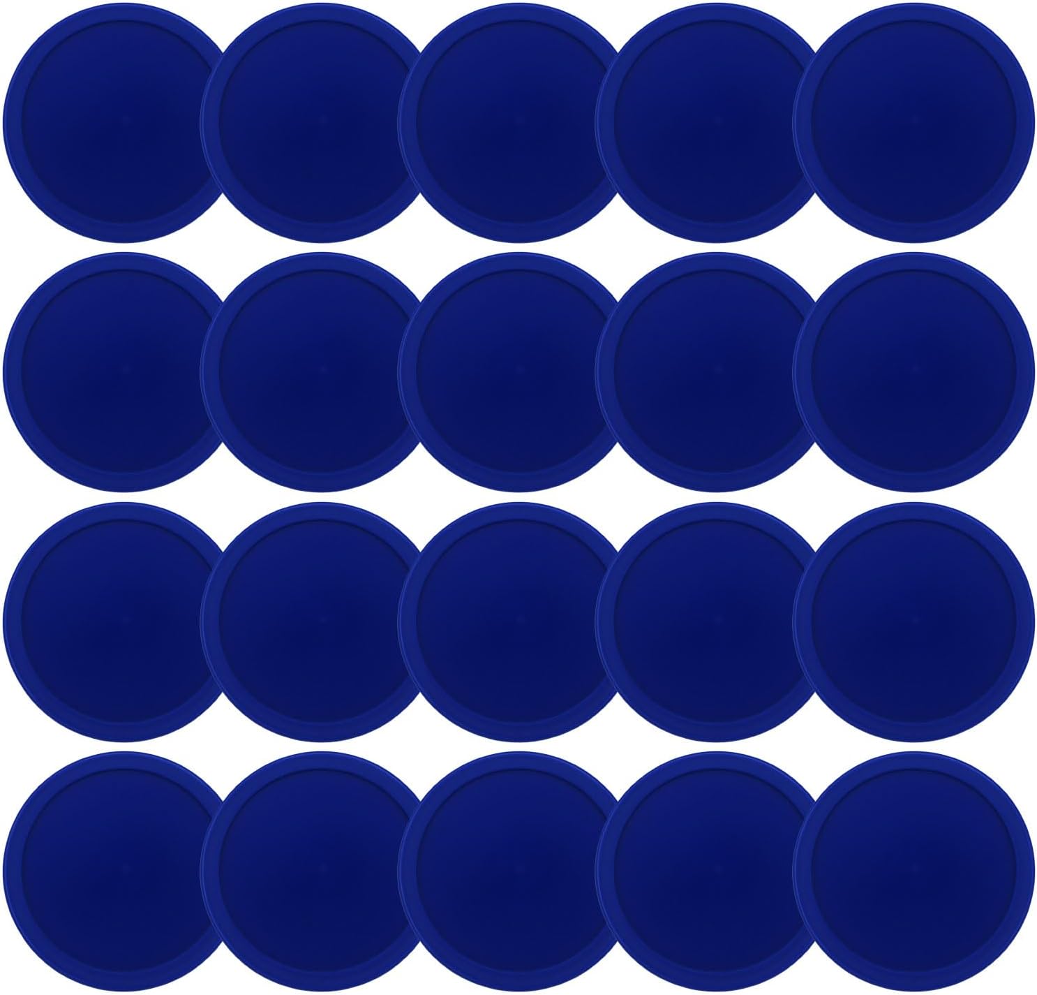 20Pcs Home Air Hockey Pucks 2.5inch Heavy Replacement Pucks Round Hockey for Playrooms Gamings Table Heavy Tables