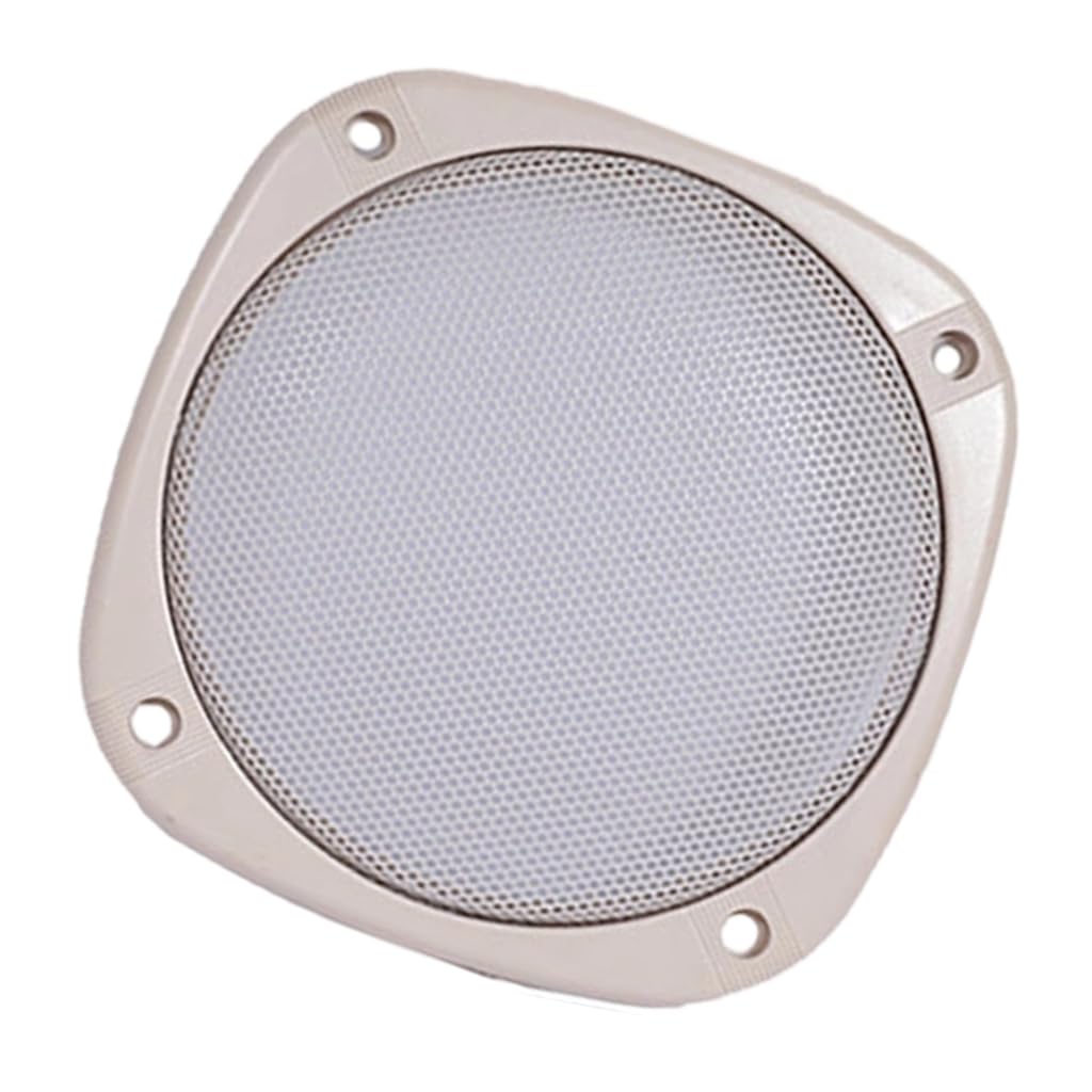 Elnwnnkc 4/5inch Square Speakers Conversion Net Covers Car Home Sound Decorative Iron Meshing Grille Protective Speakers