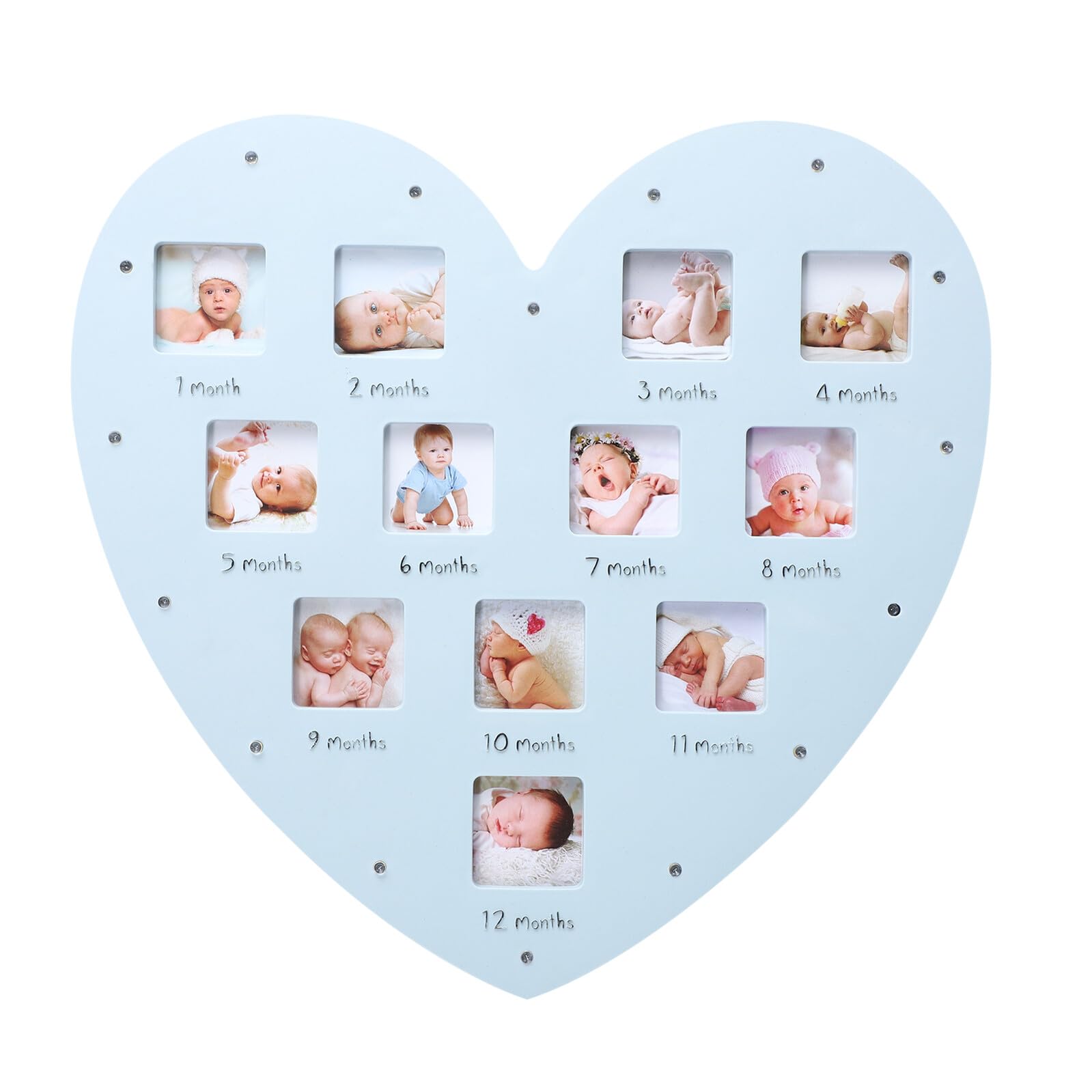 Cadre photo croissance bébé 12 mois pour ne jamais oublier ses premiers mois