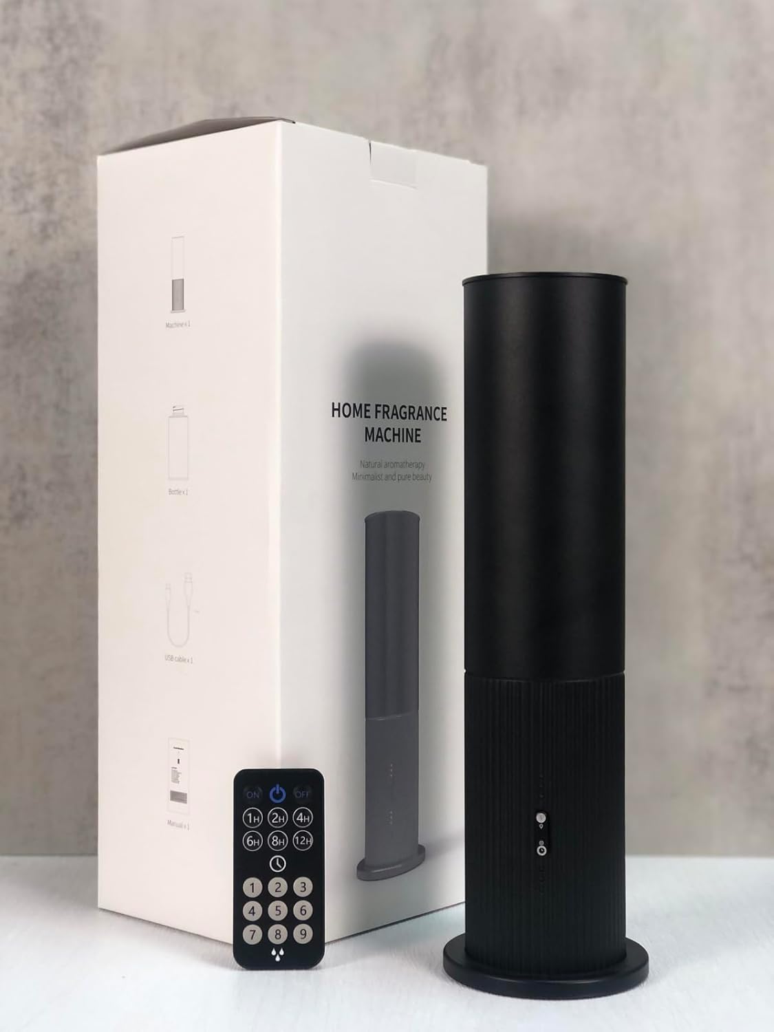 Scent Air Machine for Home, Remote & Manual Control, No App Needed, Cordless 2000 Sq. Ft Coverage Waterless Essential Oil Diffuser, Rechargeable Hotel Collection Luxury Fragrance & Aroma Diffuser