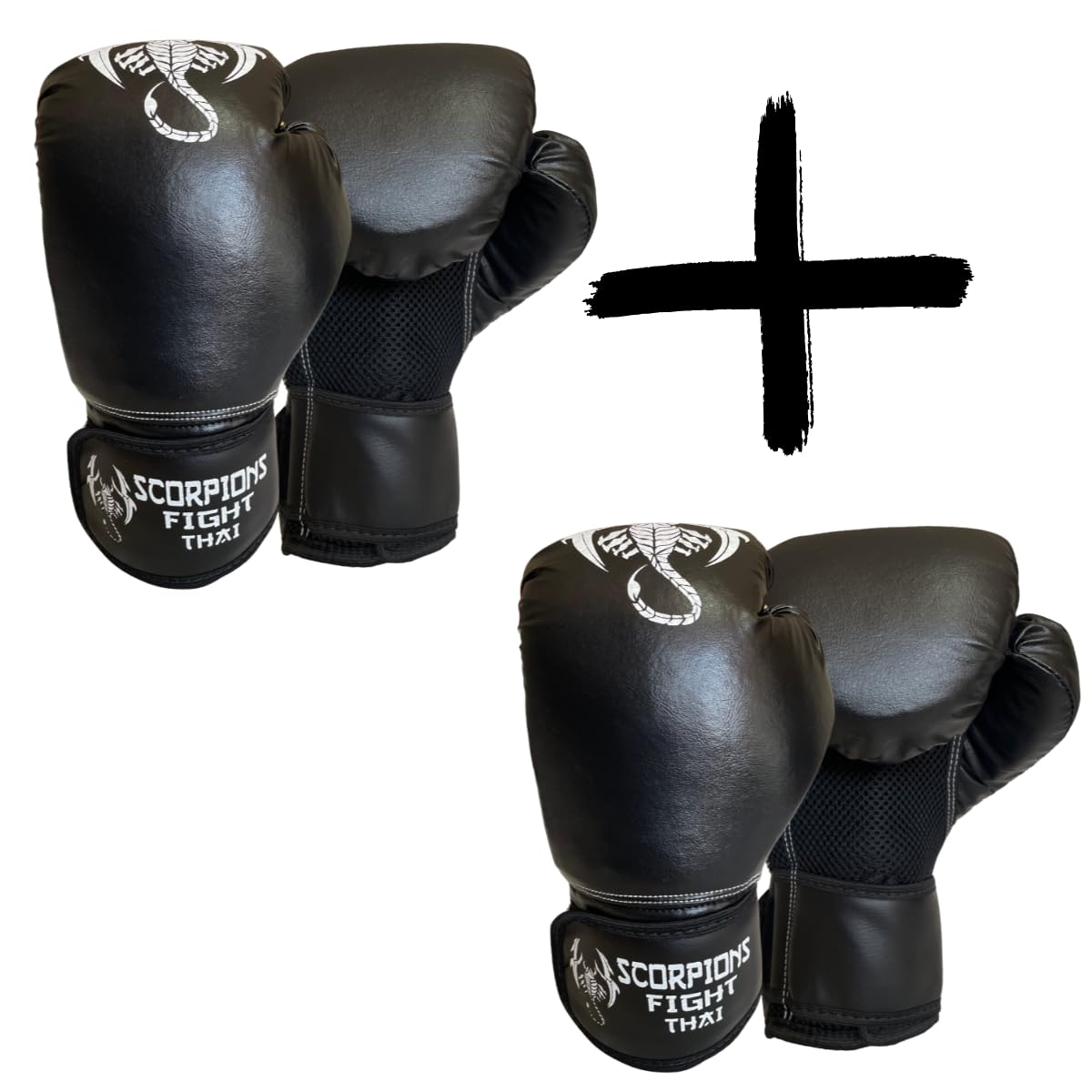 Kit Duas Luvas De Boxe Muay Thai, Kickboxing Treino Sparring