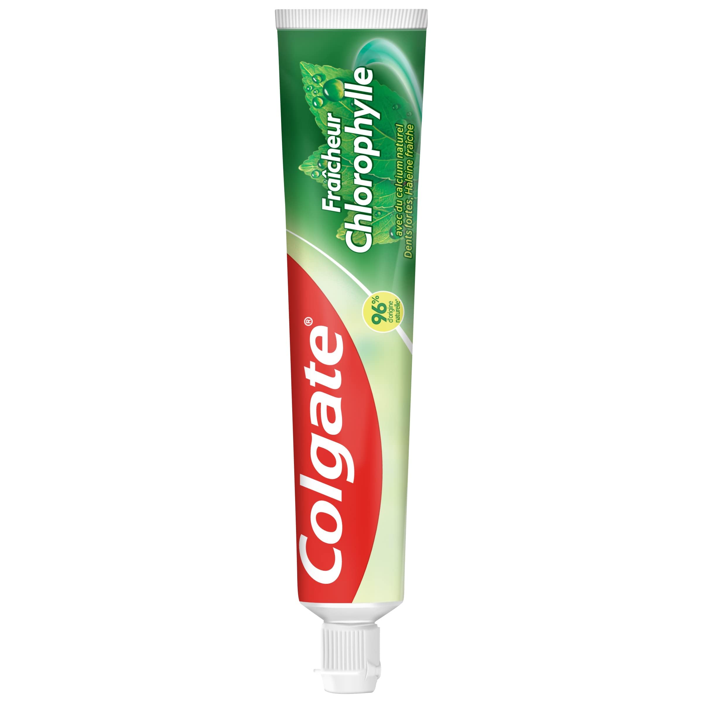 Colgate - Dentifricio Clorofilo Freschezza intensa - 96% di ingredienti di origine naturale - 24 x 75 ml