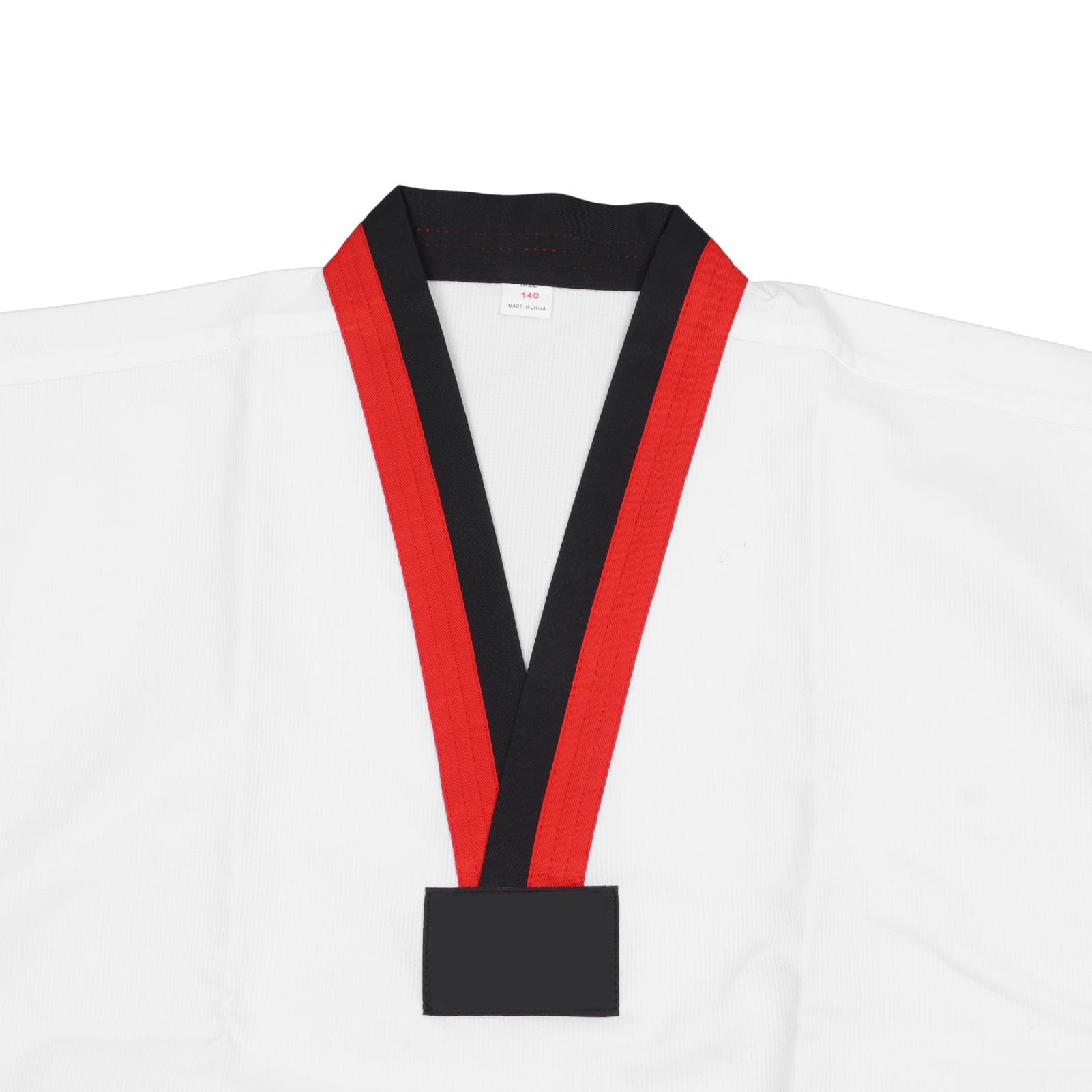 Traje de taekwondo, altura de 136 a 146 cm cómoda uniforme entrenamiento taekwondo transpirable Taekwondo Dobok traje entrenamiento estudiantes ligeros para niños