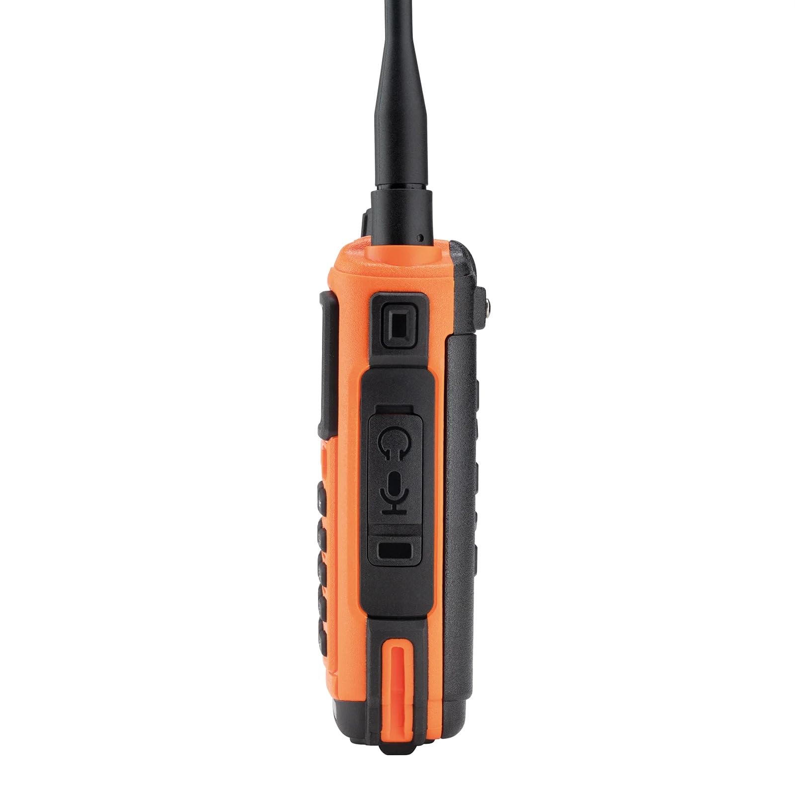 Albrecht Tectalk Duo, PMR & Freenet Funkgerät, 29149, Funkgerät, Orange | 1 W (Freenet), 0,5 W (PMR446) Sendeleistung, ca. 20 h Akkulaufzeit, UKW Radio, VOX, USB-C, Taschenlampe, Anmeldefrei