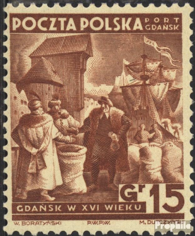 Sello Gdansk 35 Prophila Collection estampado para completar álbumes de temática naval