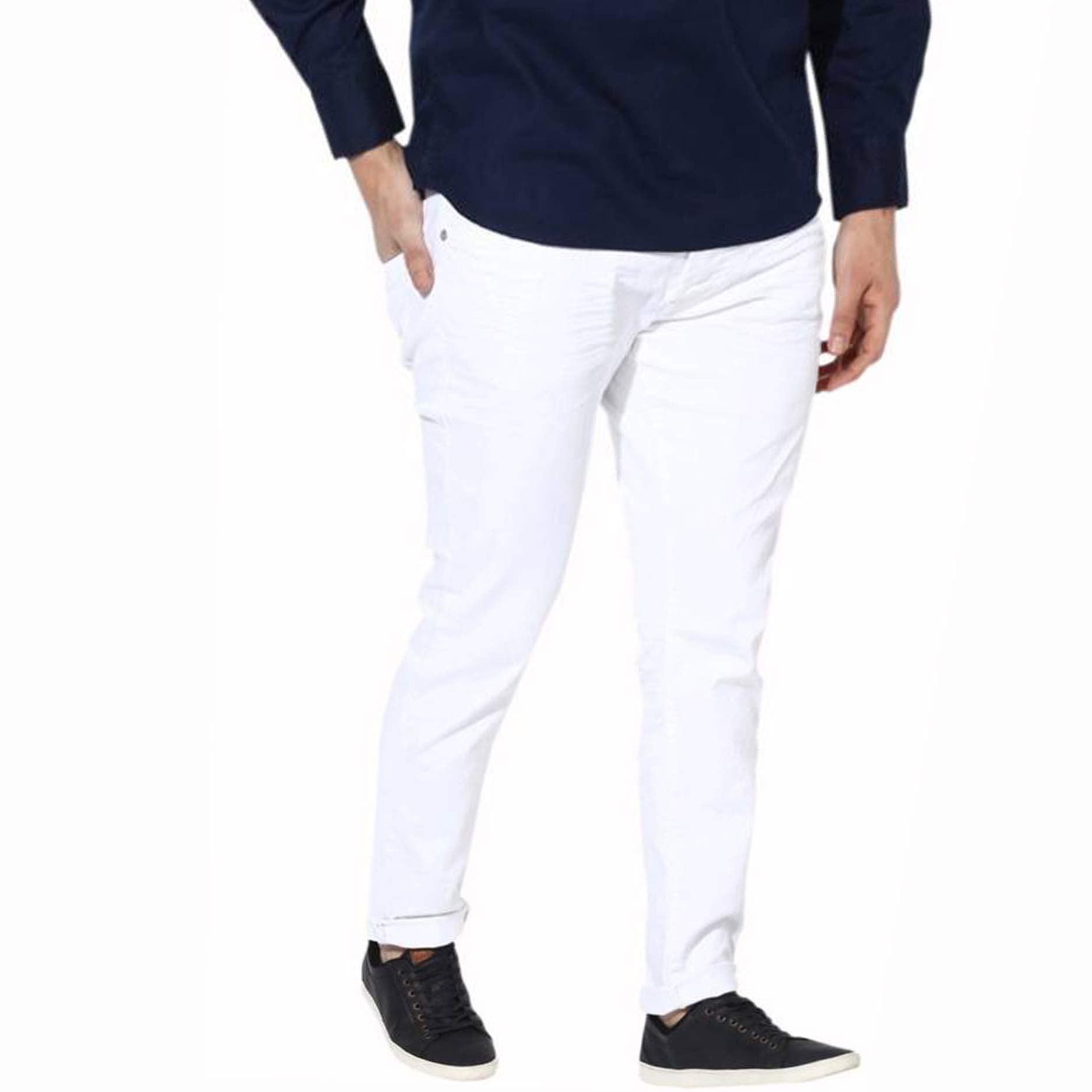 Masterly WeftMen's Slim Jeans (D-JEN-WHITE-8-30_White