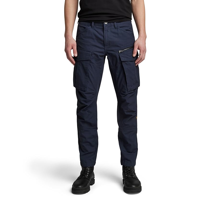 G-STAR Rovic Zip 3D Regular Tapered Pants, Pantaloni, Uomo, Blu (Salute D02190-D213-C742), 30W / 34L