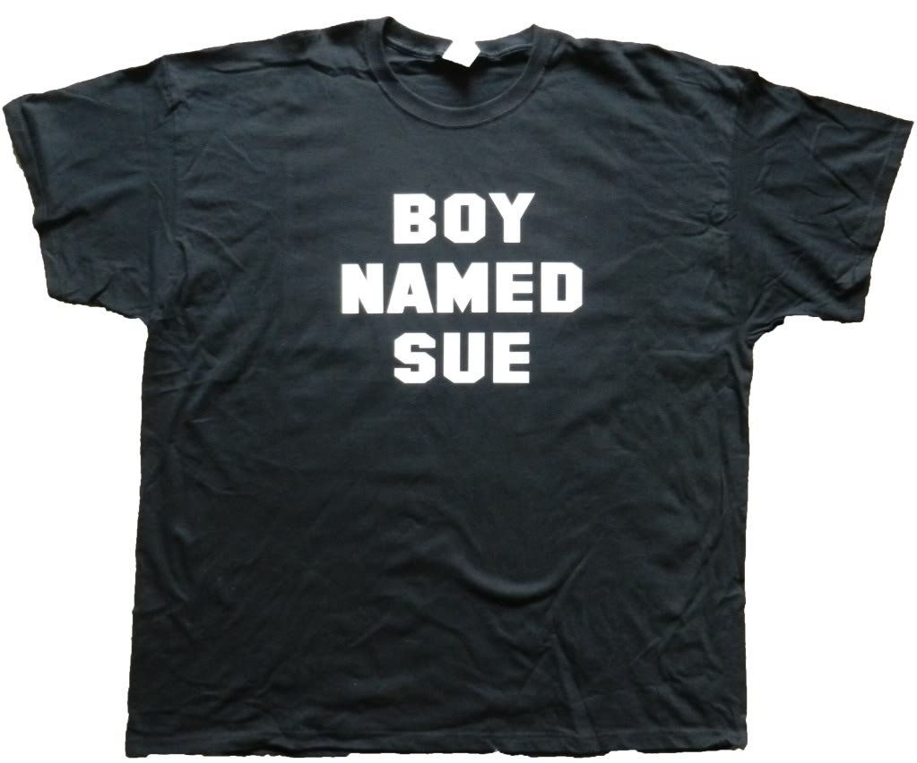 MyTees Boy Named Sue Ryan Dunn Jackass Memorial Adult T-Shirt