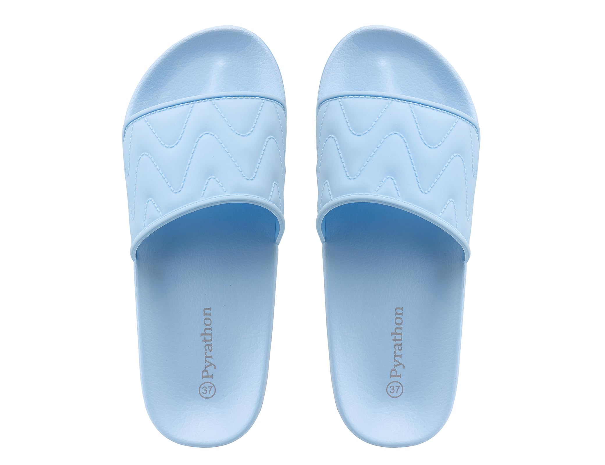 Pyrathon Badelatschen Damen Badeschlappe Leichte Arch Support Einstellbar Schlappen Hausschuhe Sommer Badeschuhe 36-41EU