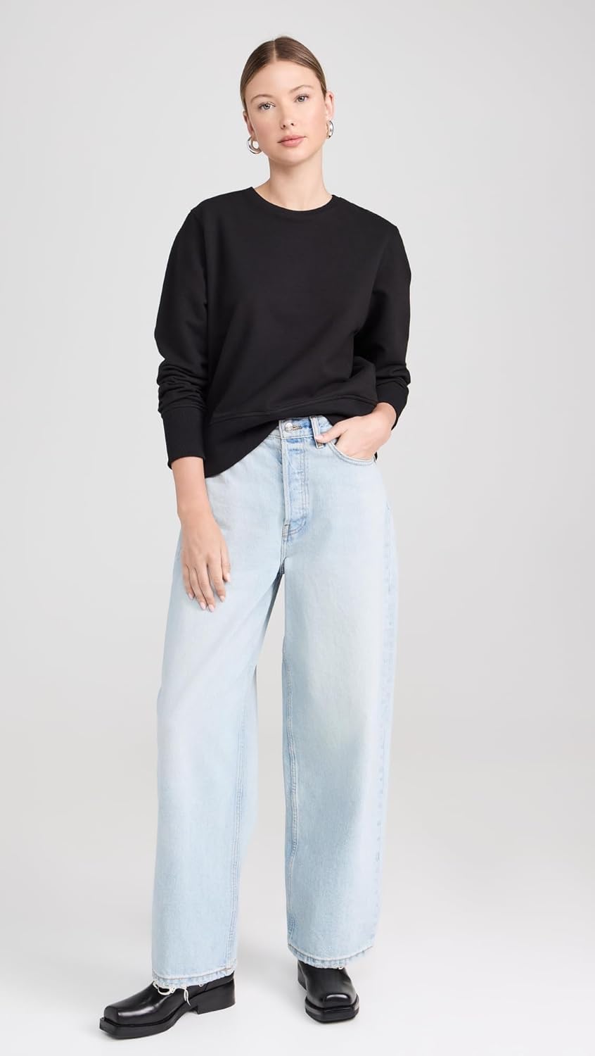 Women's Samantha Sweatshirt, Black, XS - Image 5