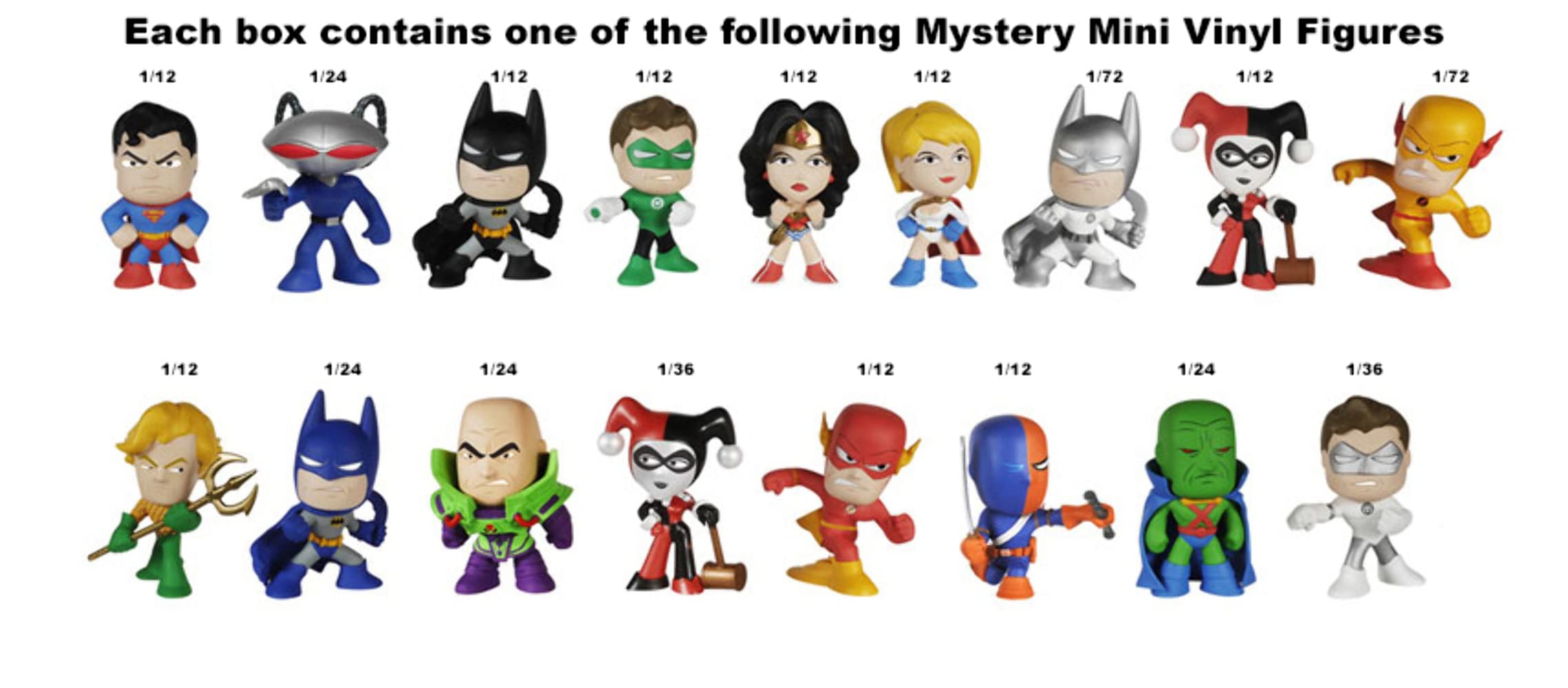 Display Big DC Mini Figuritas (24 Figuras