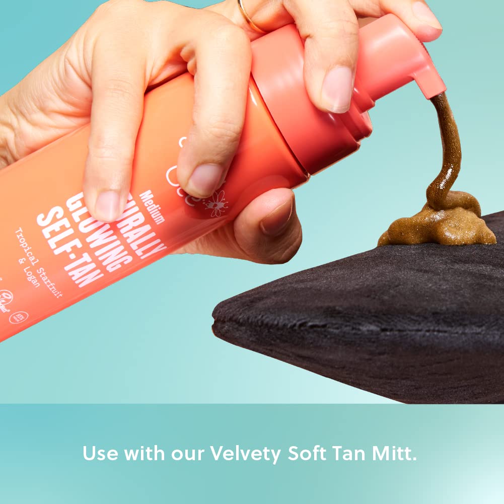 Self-Tan Mousse, Customisable Medium Fake Tan Mousse, Lightweight, Quick-Drying Formula, Sensitive Skin Friendly - Image 3