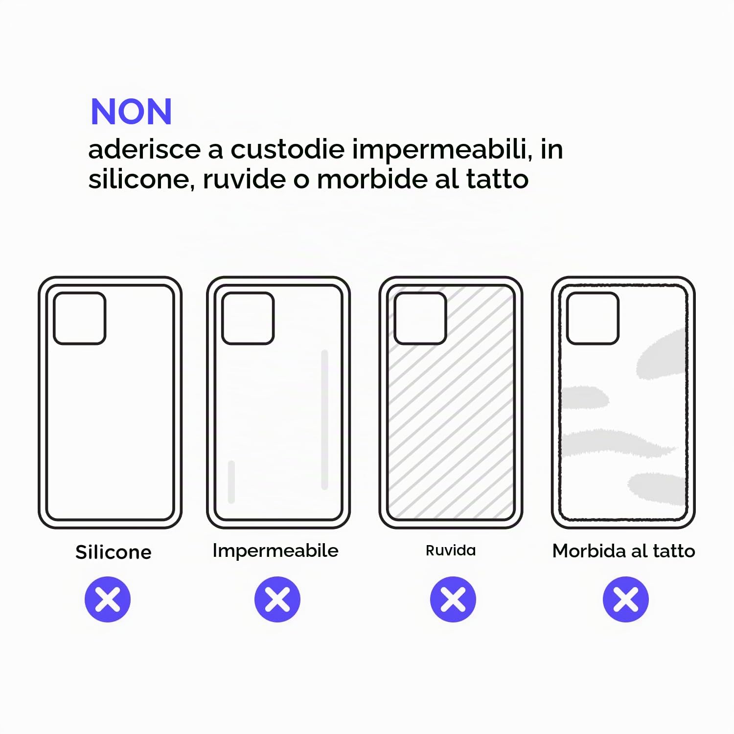 PopSockets: PopGrip - Supporto e Impugnatura per Telefoni Cellulari e Tablet con un Top Intercambiabile - Clear