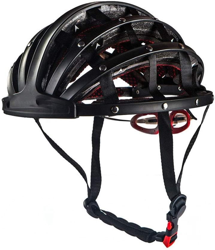 GUIGUI Riding Helmet Folding Highway Bicycle Work Out Helmet Men And Women Available Ultralight Breathable Convenient And Portable Safety Helmet