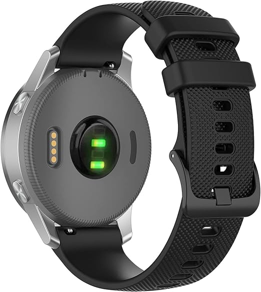 Cinturino per Orologio compatibile con Withings Steel HR 36mm / ScanWatch 38mm / Move / Move ECG / Activité Steel, Ricambio di Cinturino di Silicone per Uomo e Donna, Caucciù Rapido (18mm
