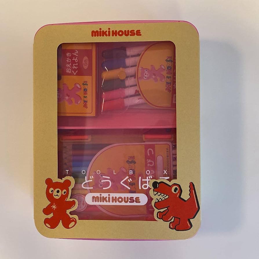 Amazon.co.jp: ミキハウス 文房具入り お道具箱 入園 入学 祝い : おもちゃ