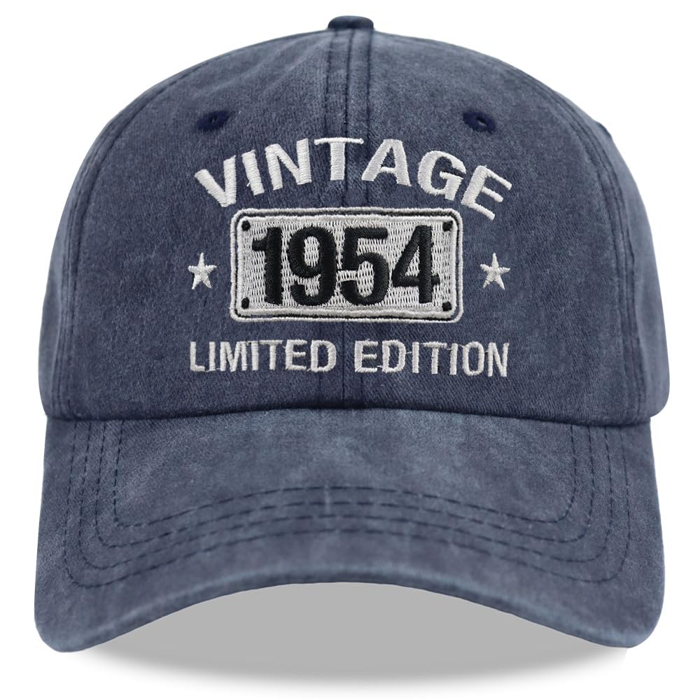 Vintage 1954 1953 1952 1951 1950 1949 1948 1947 1946 1945 Limited Edition Adjustable Embroidered Baseball Cap